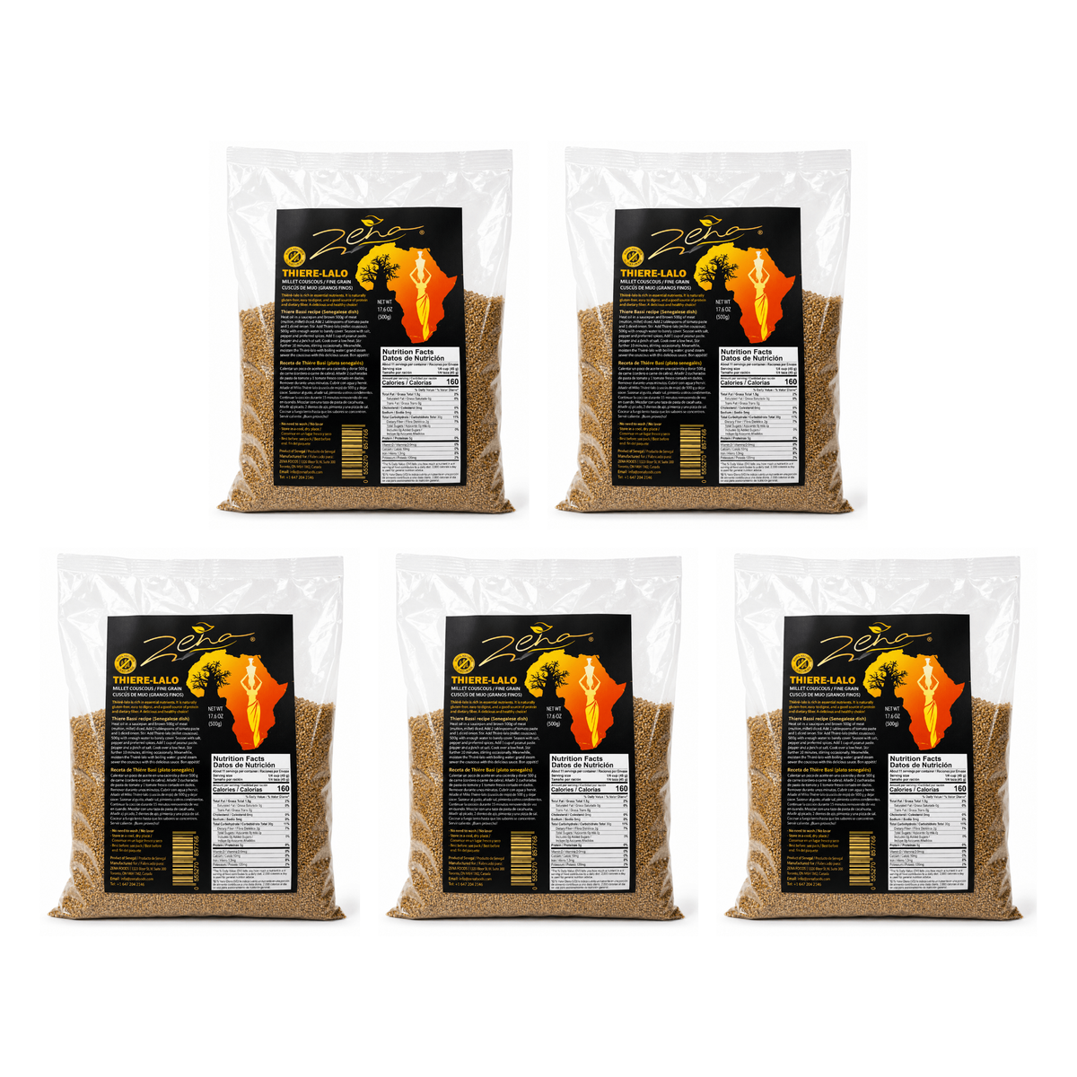 Thiere Lalo pack of 5 bags
