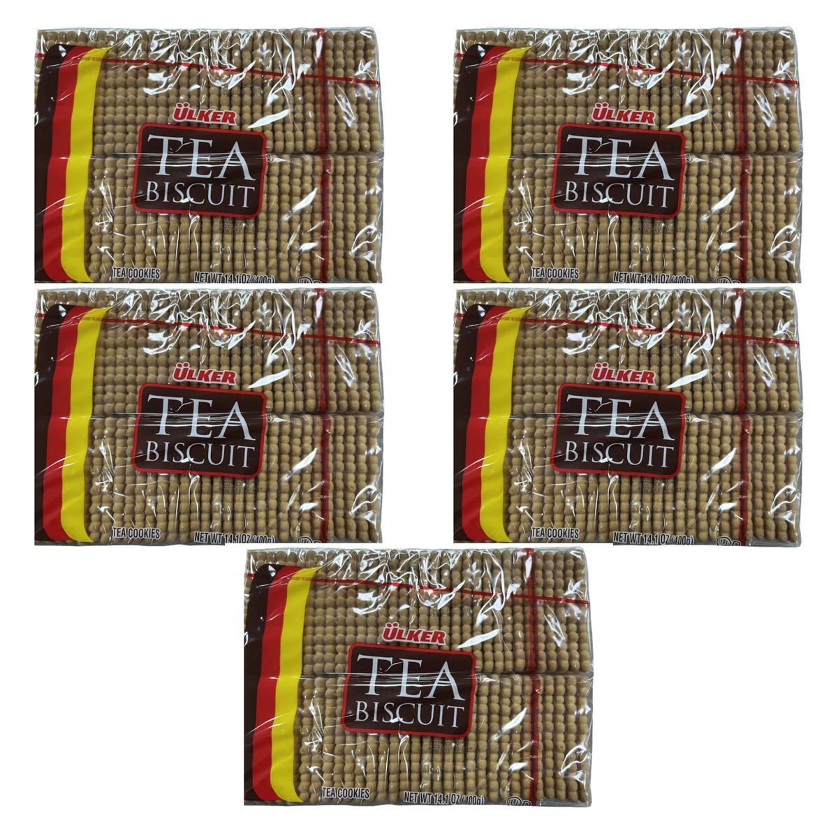 Ulker Tea Biscuits 400g pack of 5 packs