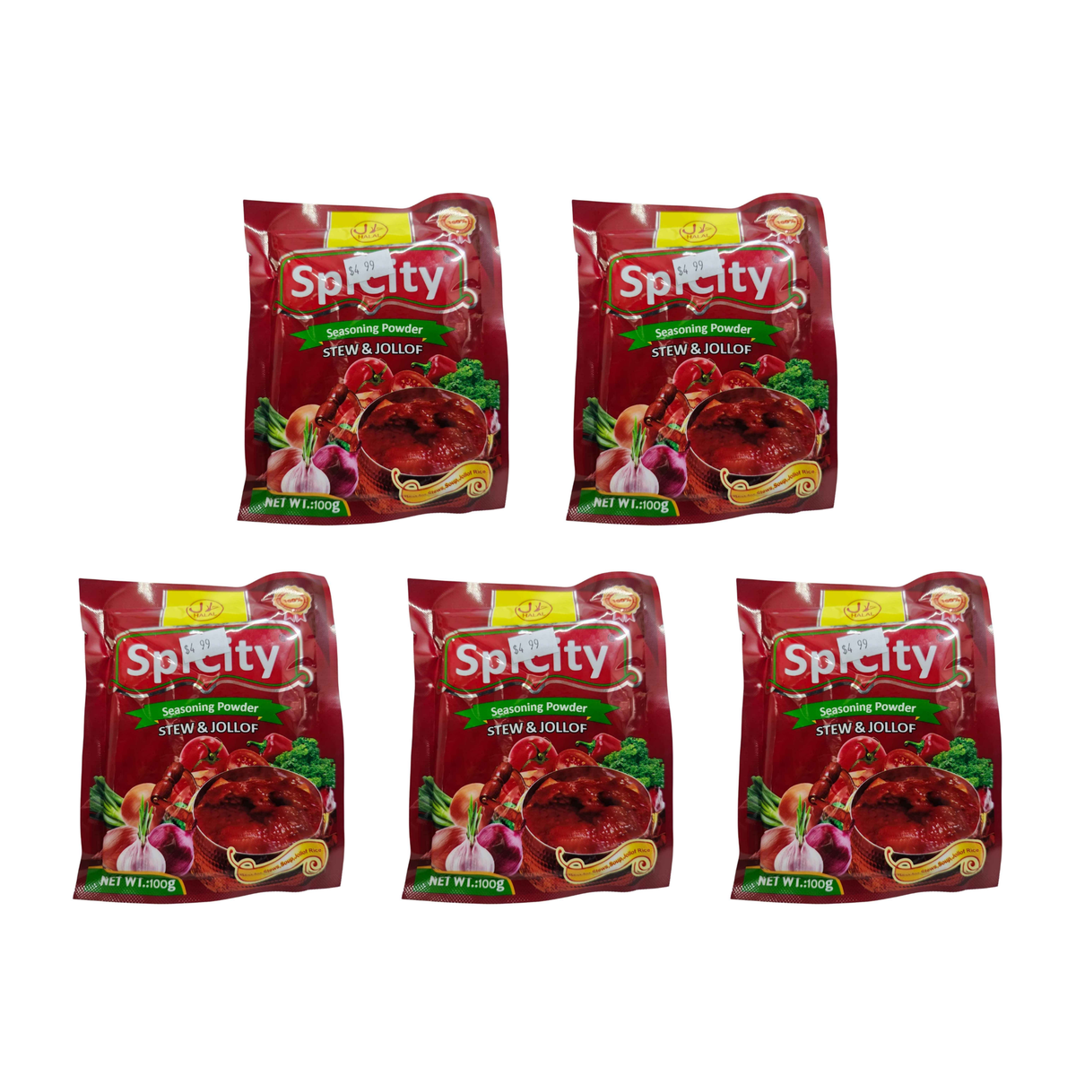 Spicity Seasoning Powder 100g pack of 5 bags