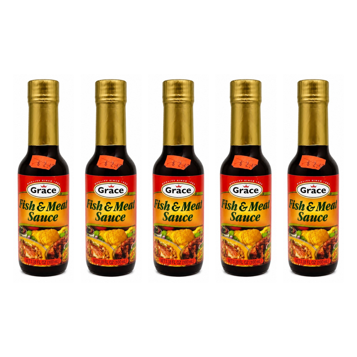 Grace Fish and Meat Sauce pack of 5 bottles