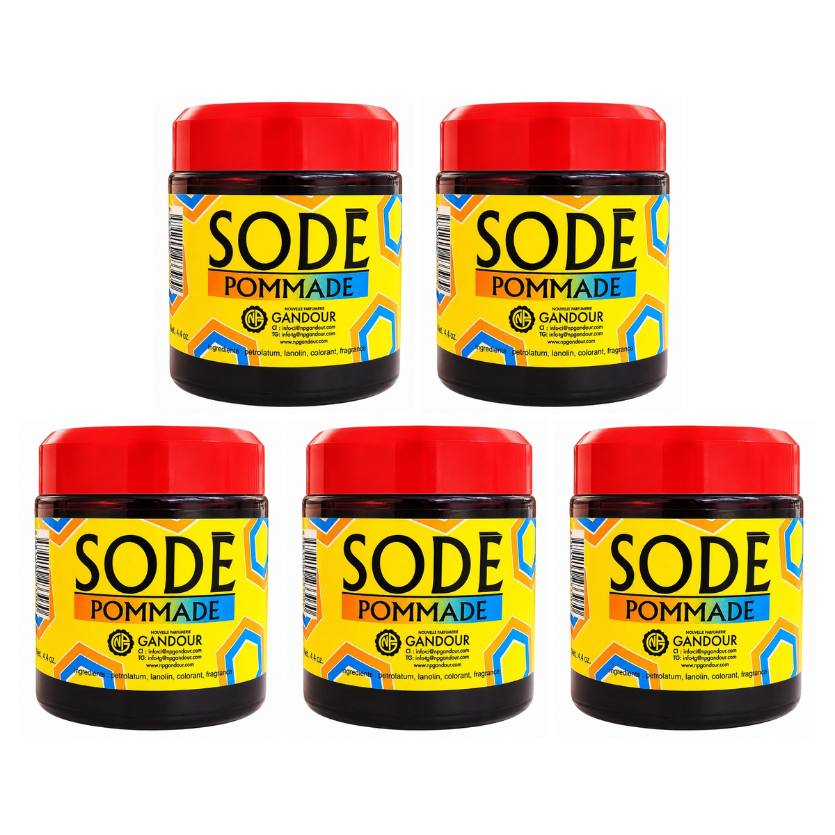 Sode Pommade 4 oz pack of 5 jars