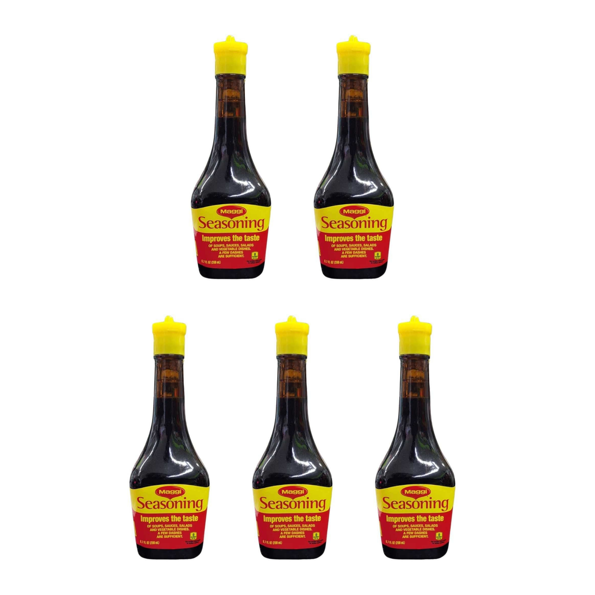 Maggi Seasoning liquid 6.7 oz pack of 5 bottles