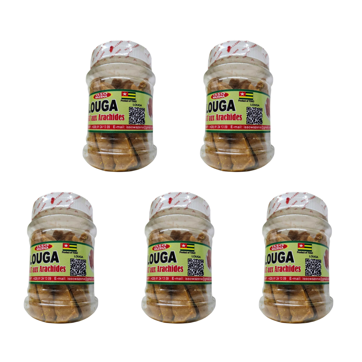 Lougat pack of 5 jars