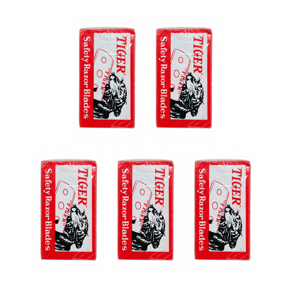 Tiger Razor Blade pack of 5 packs