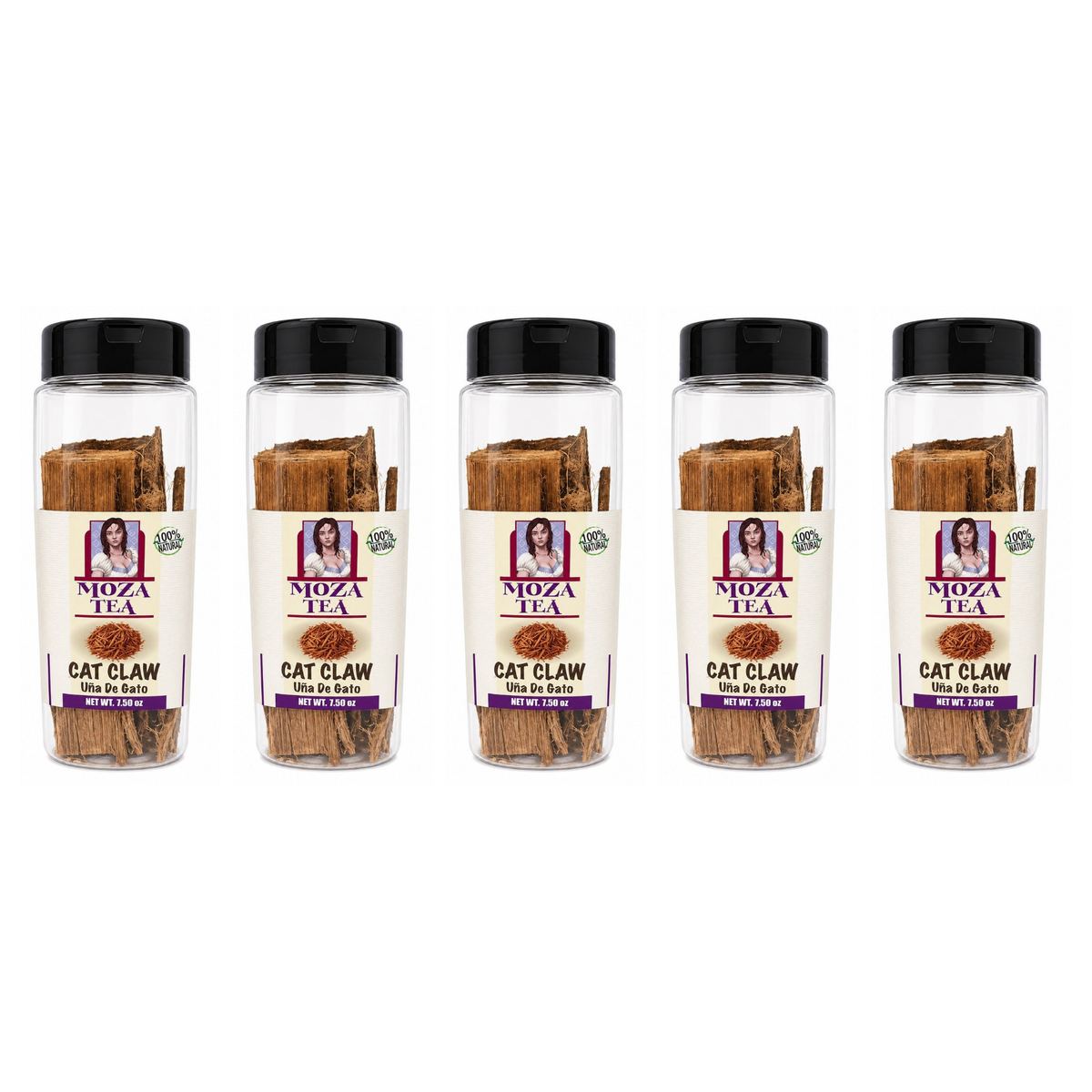 Moza Cat Claw Tea pack of 5 jars
