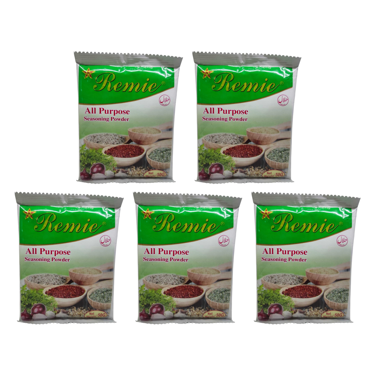 Remie All Purpose Seasoning pack of 5 bags