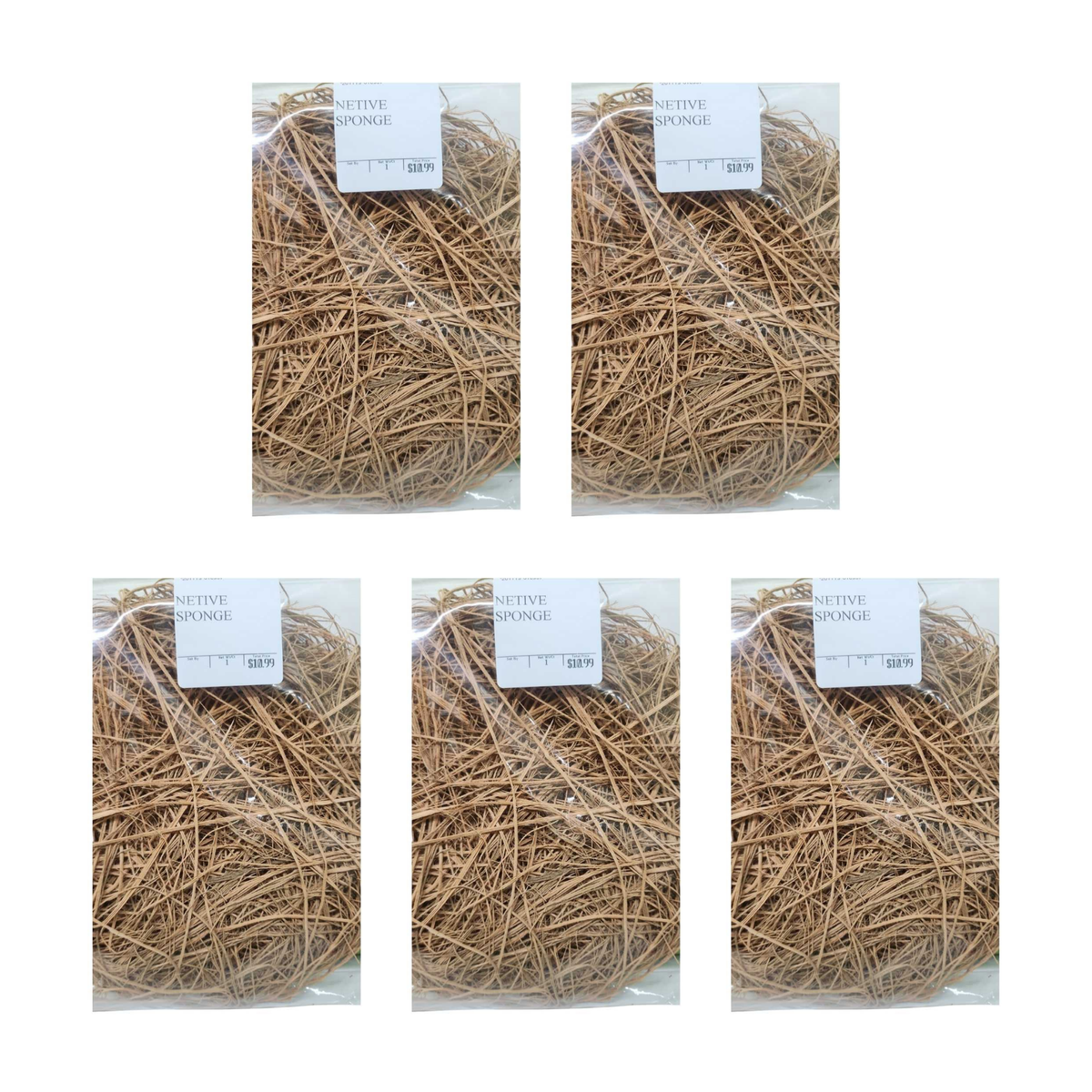 African Native Sponge pack of 5 packs