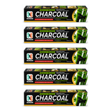 Organic Charcoal Toothpaste pack of 5 tubes