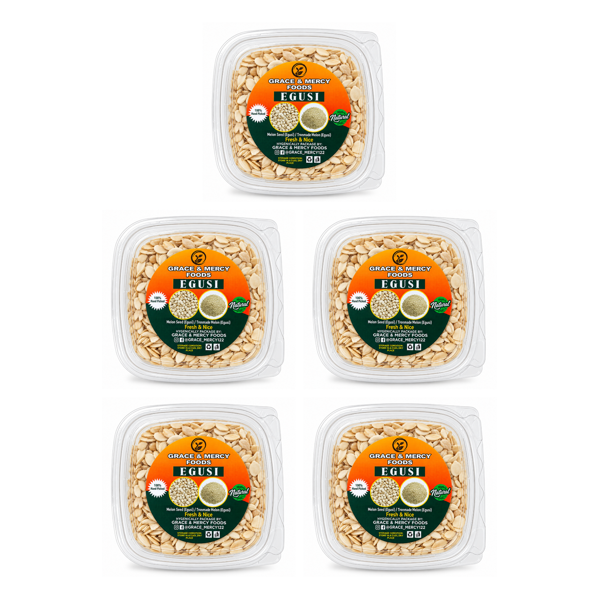 Egusi Grace and Mercy pack of 5 boxes