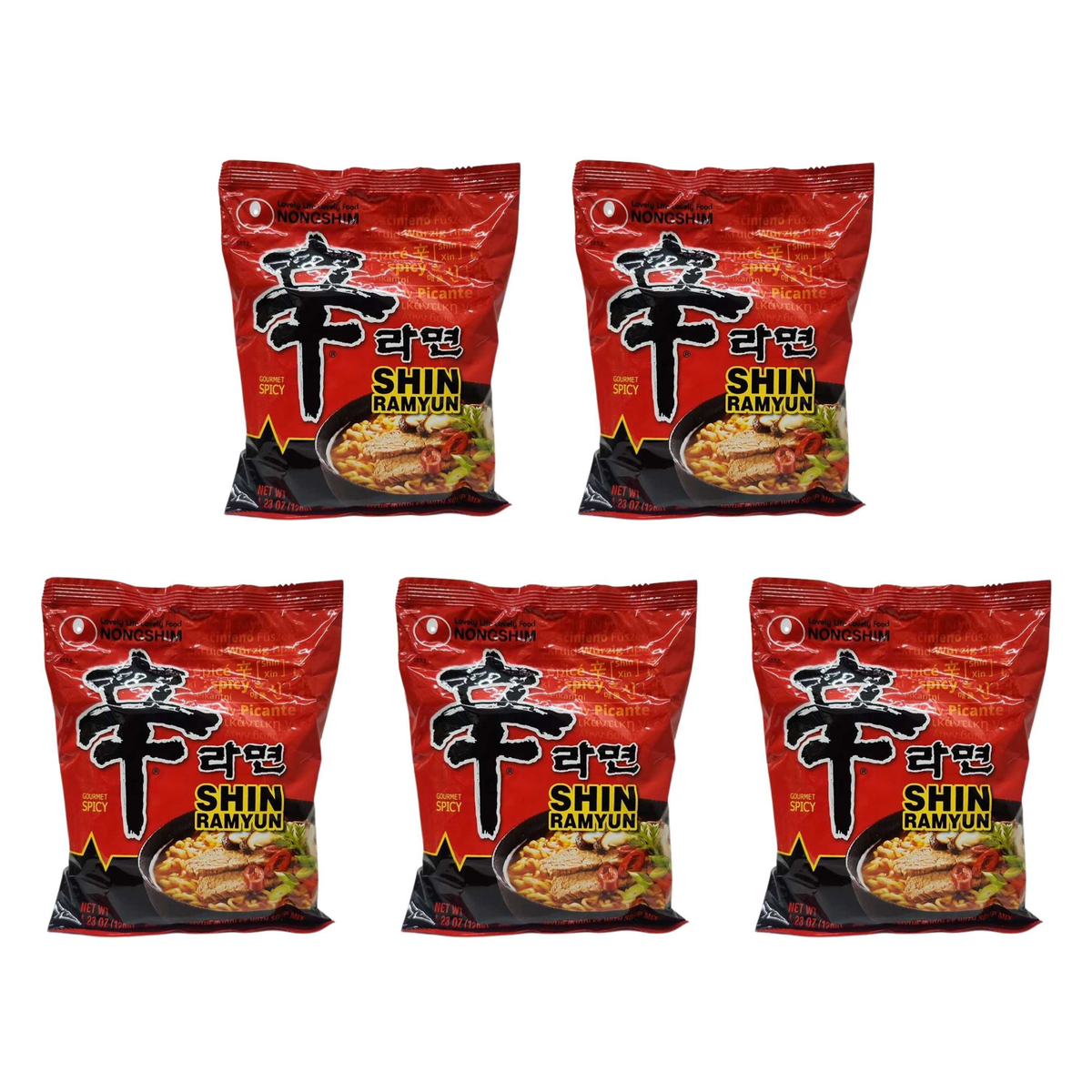 Shin Ramyun pack of 5 packs