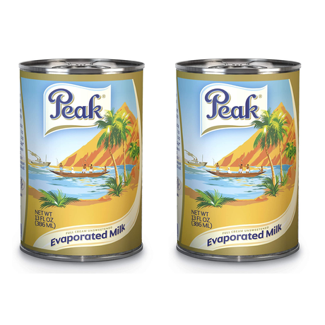 Peak Evaporated Milk 13 oz pack of 2 packs