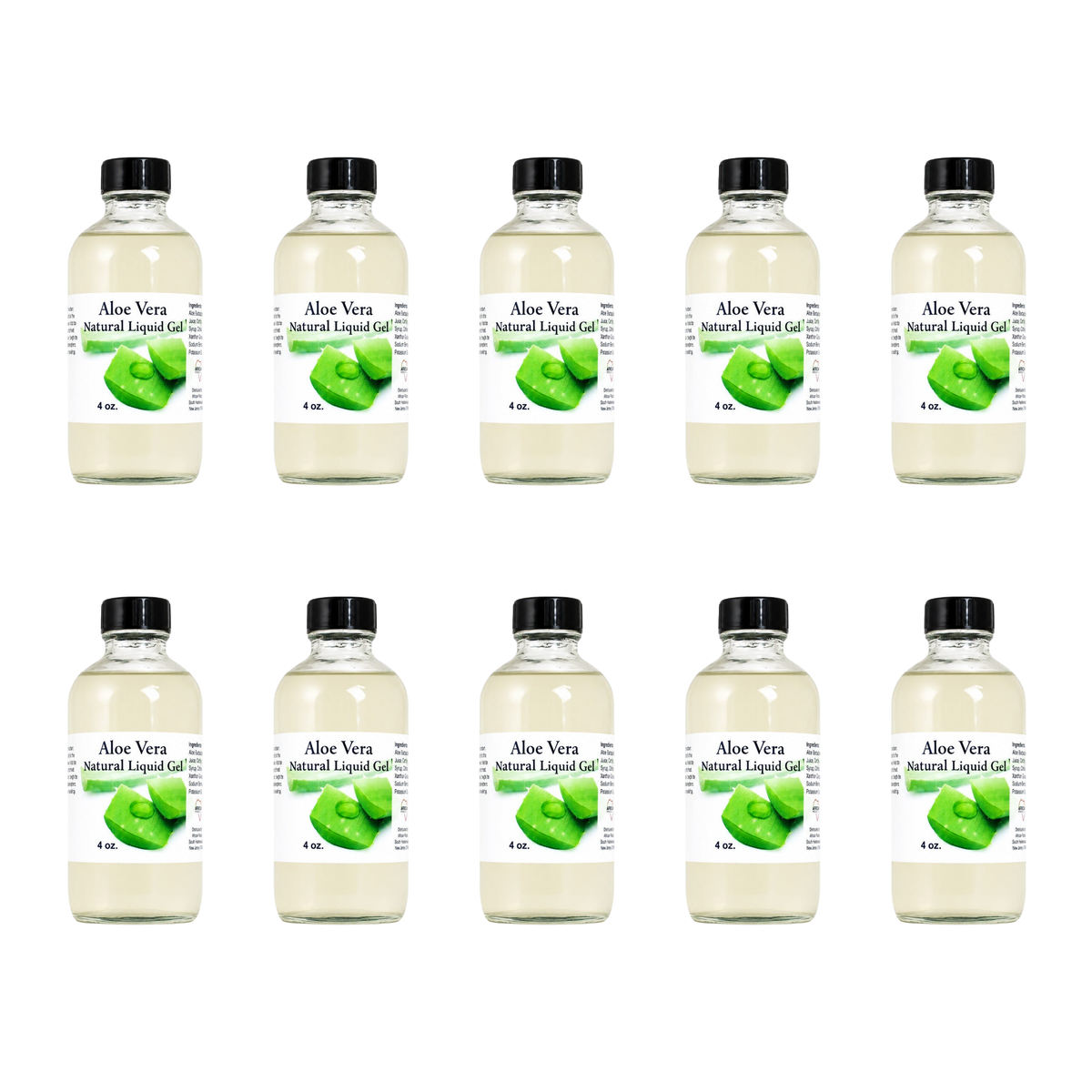 Aloe Vera Gel pack of 10 bottles
