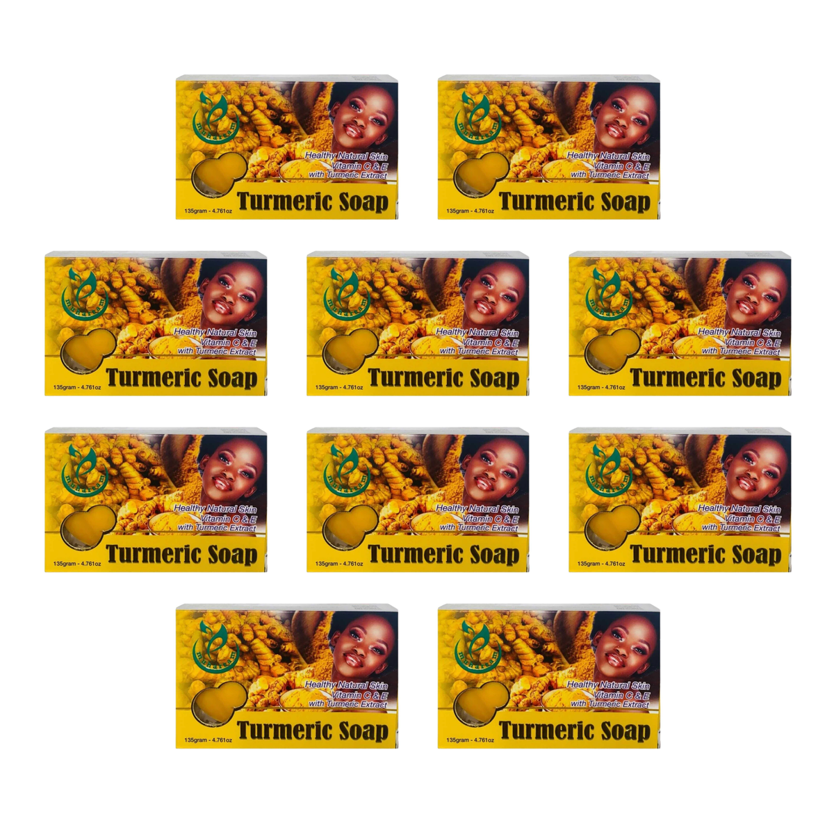 Muharram turmeric soap pack of 10 bars