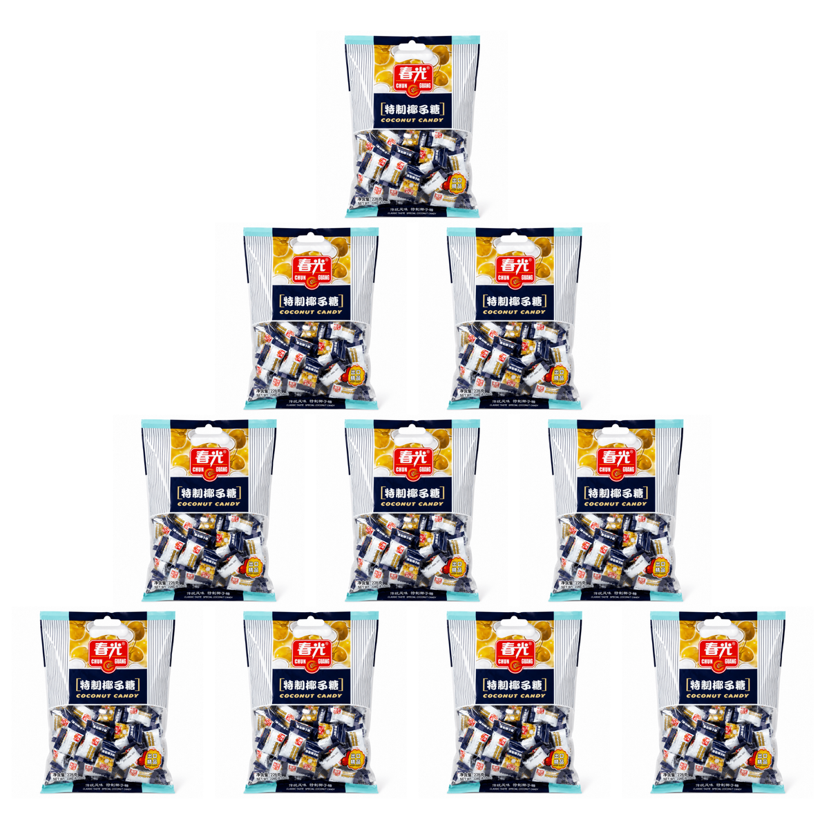 Chun Guang Coconut Candy pack of 10 bags