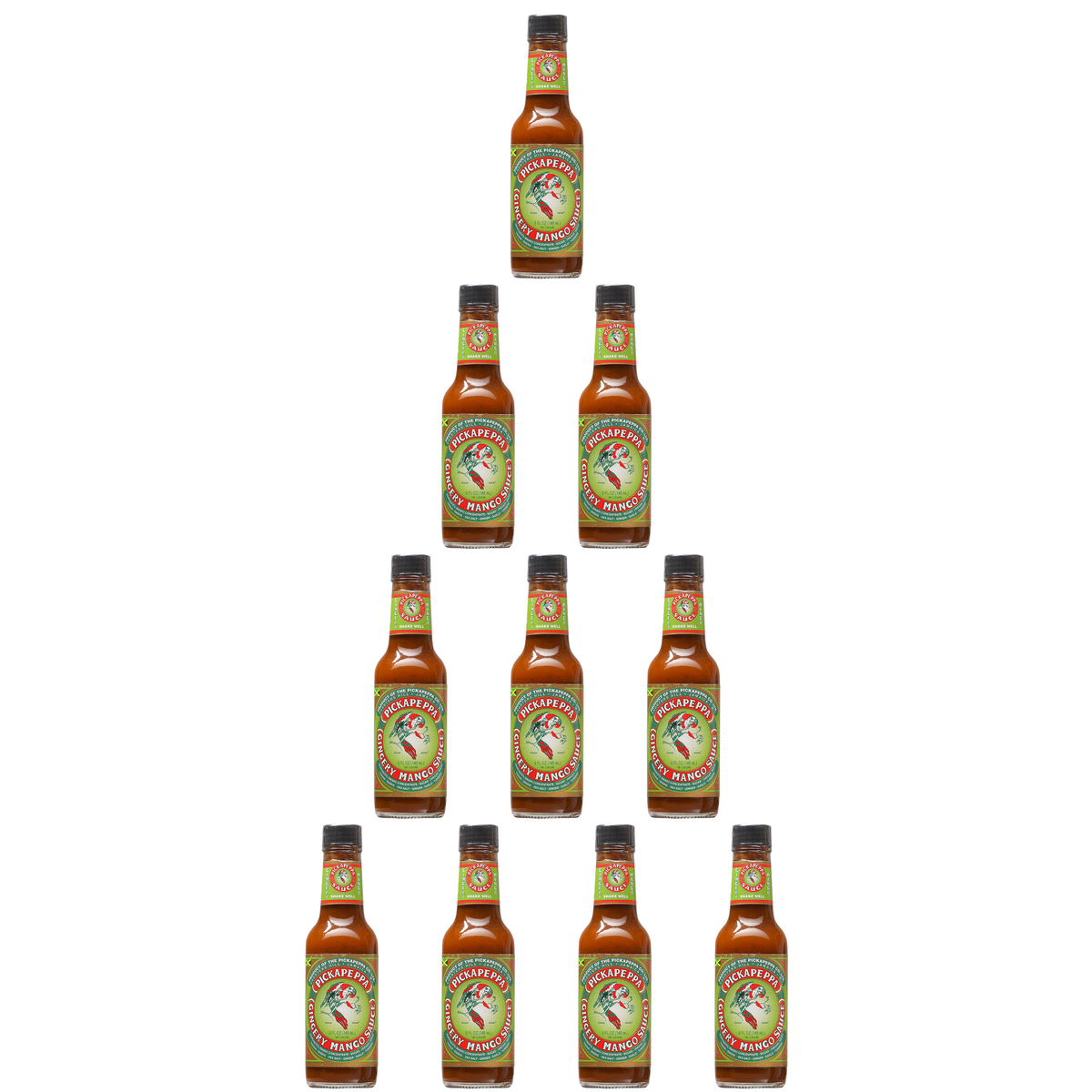 Pickapeppa Mango Sauce 5 oz, Gingery Mango pack of 10 bottles