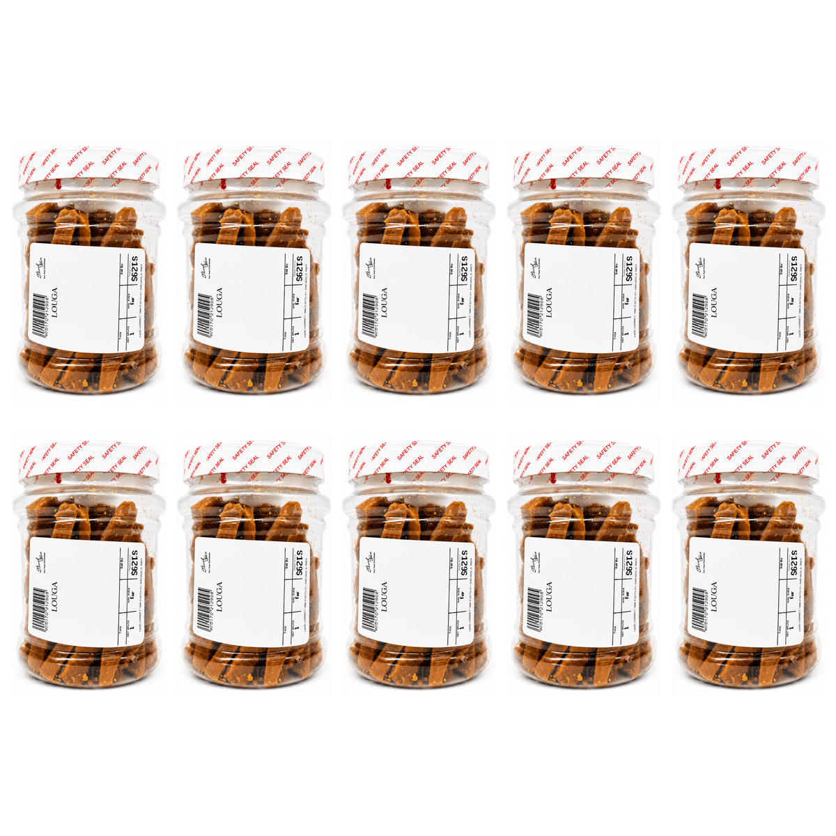 Louga Candy pack of 10 jars