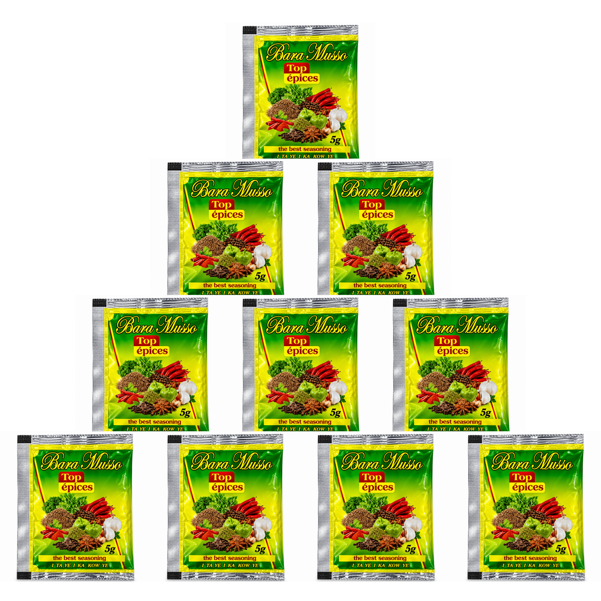 The best seasoning / 1 pack of 10 sachets, Bara Musso the best seasoning, save 6%
