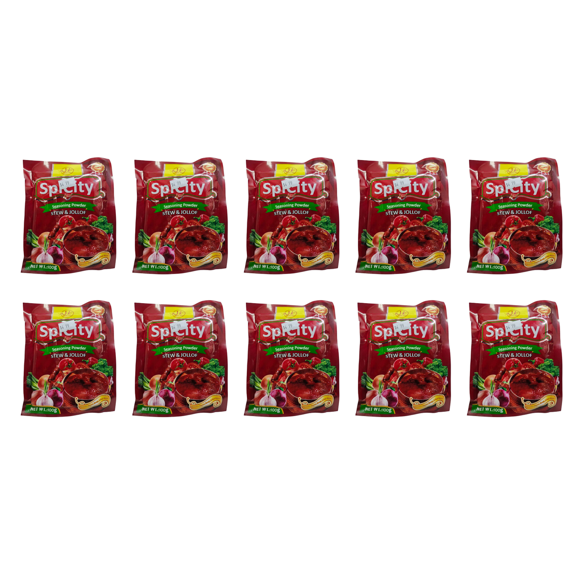 Spicity Seasoning Powder 100g pack of 10 bags