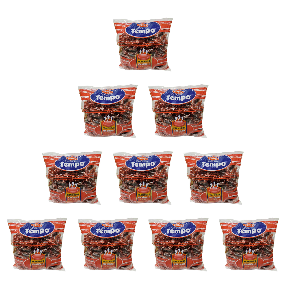 Tomy Tempo candies pack of 10 bags