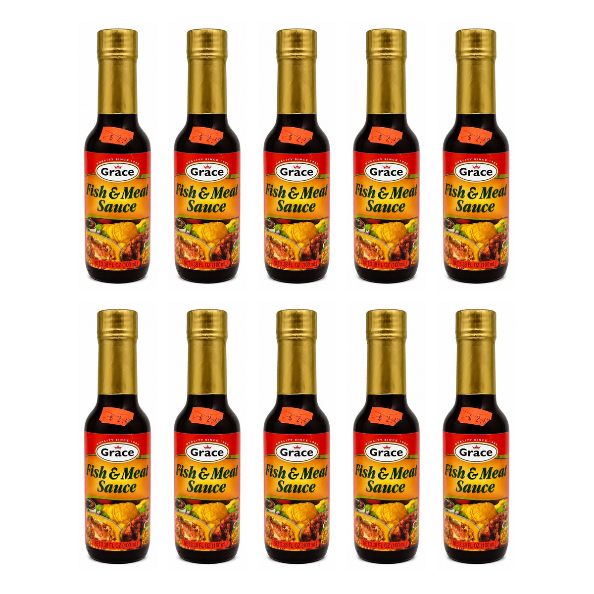 Grace Fish and Meat Sauce pack of 10 bottles