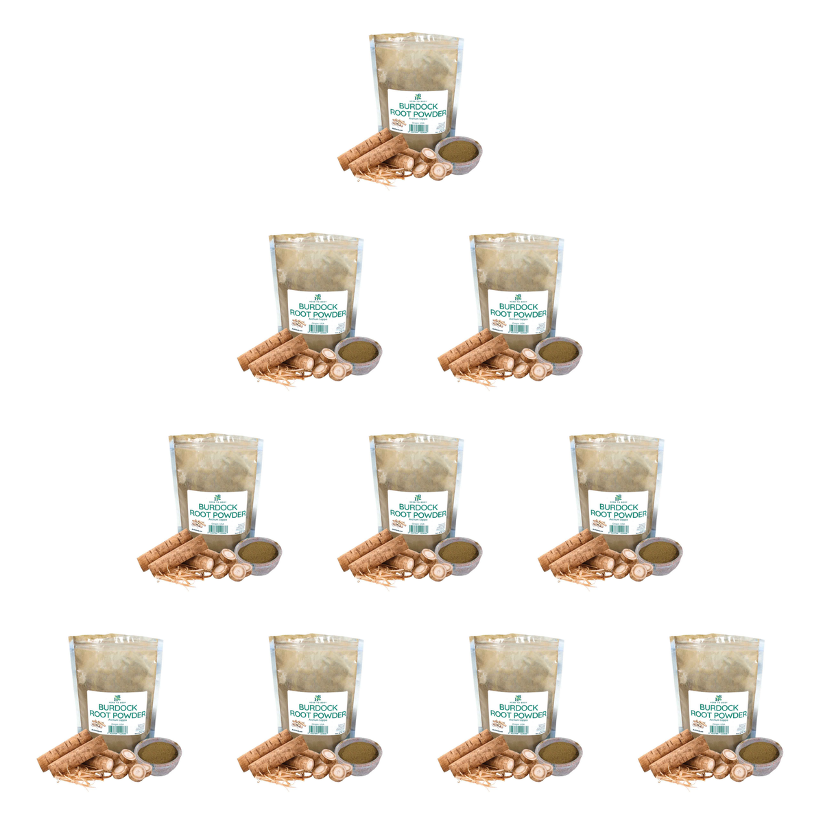 Burdock Root Powder 4 oz pack of 10 bags