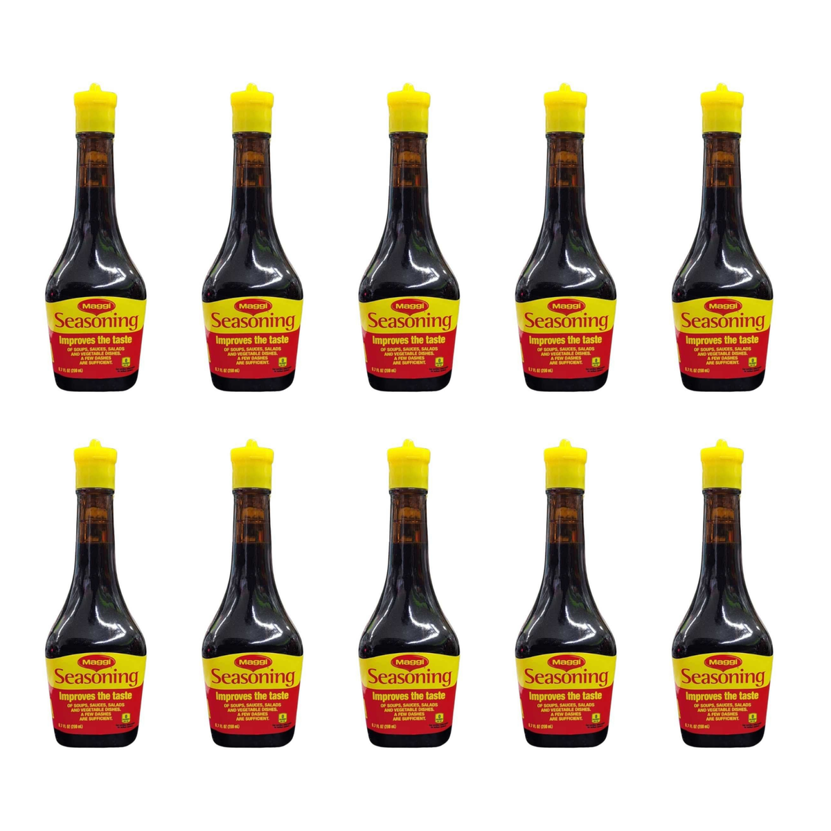 Maggi Seasoning liquid 6.7 oz pack of 10 bottles
