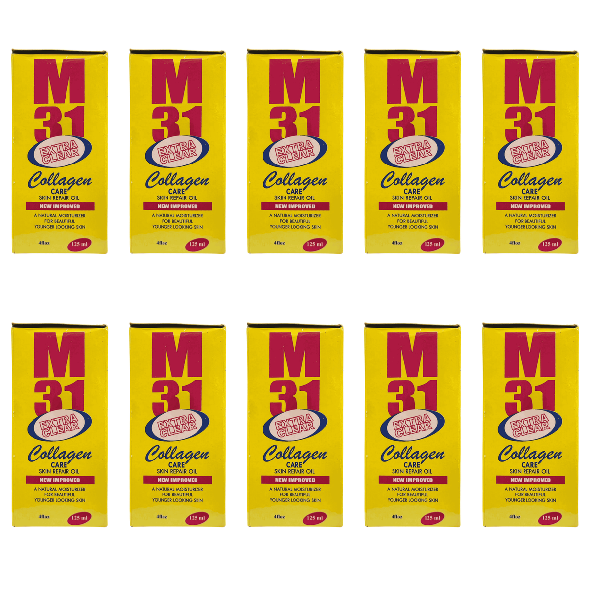 M31 Extra Clear Collagen Care Skin Repair Oil pack of 10 boxes