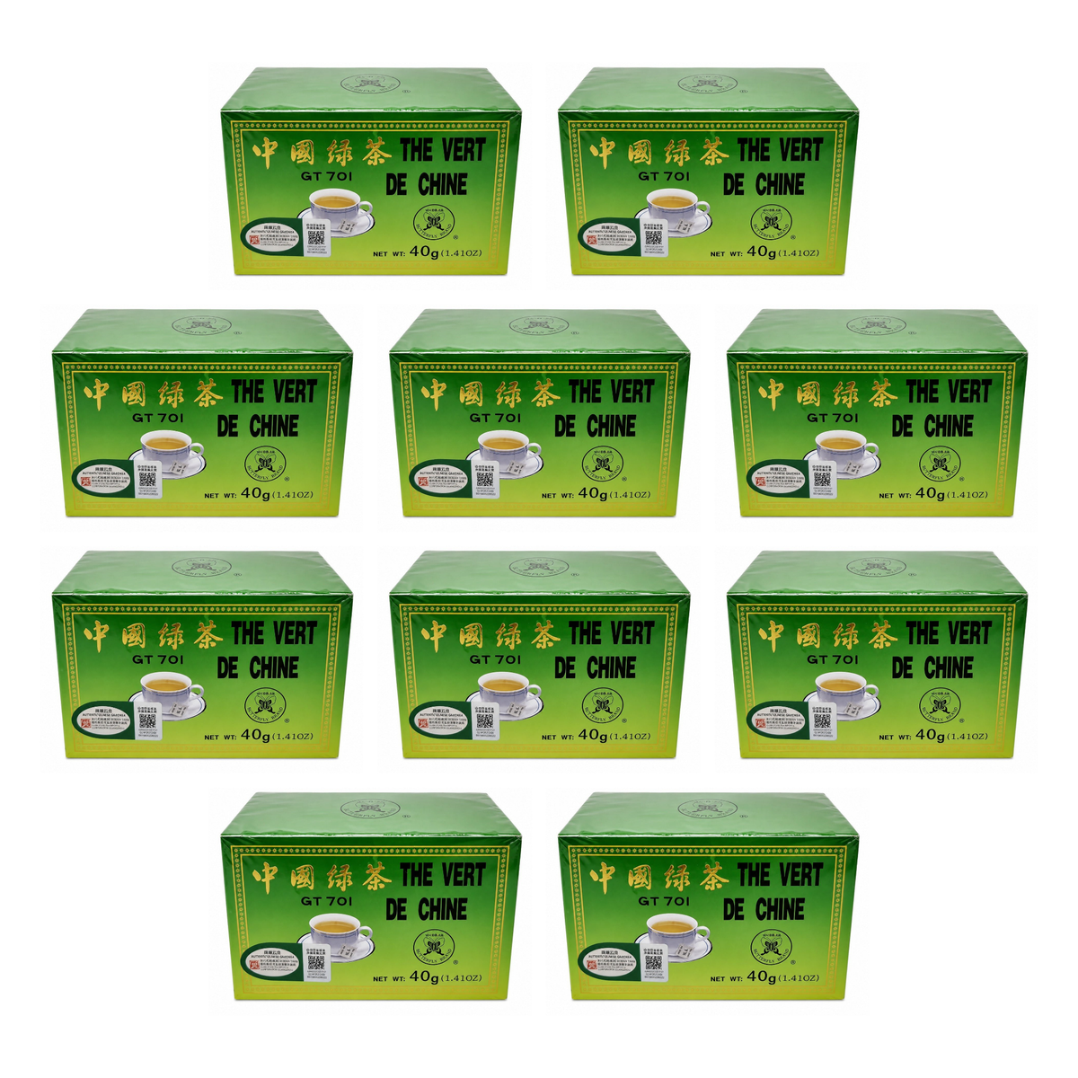 China Green Tea pack of 10 boxes