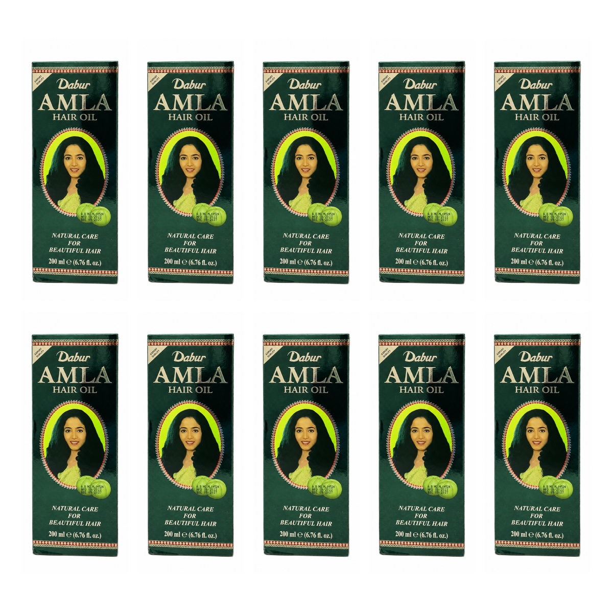 Dabur Amla Hair Oil pack of 10 bottles