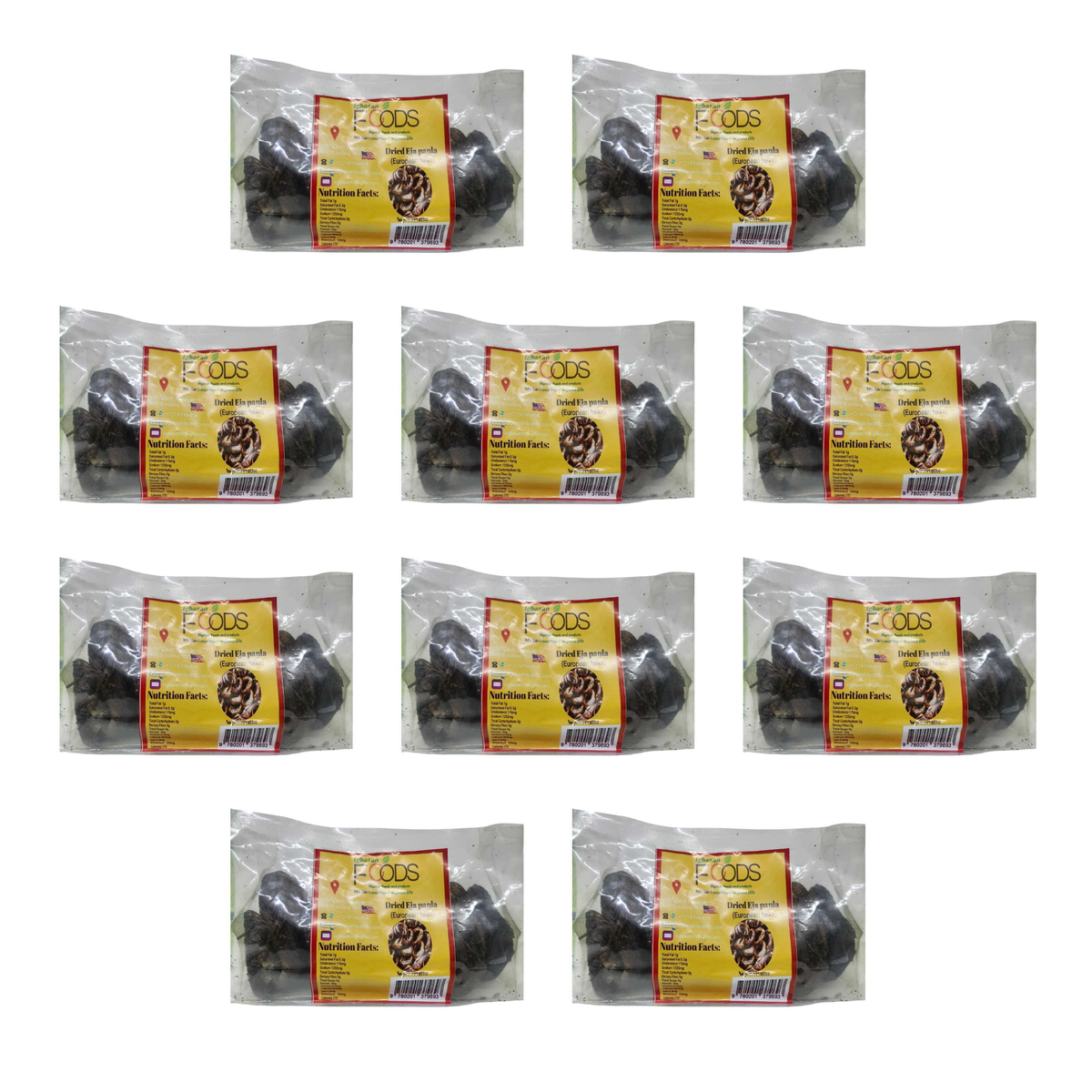Igbasan Dried Eja Panla pack of 10 bags