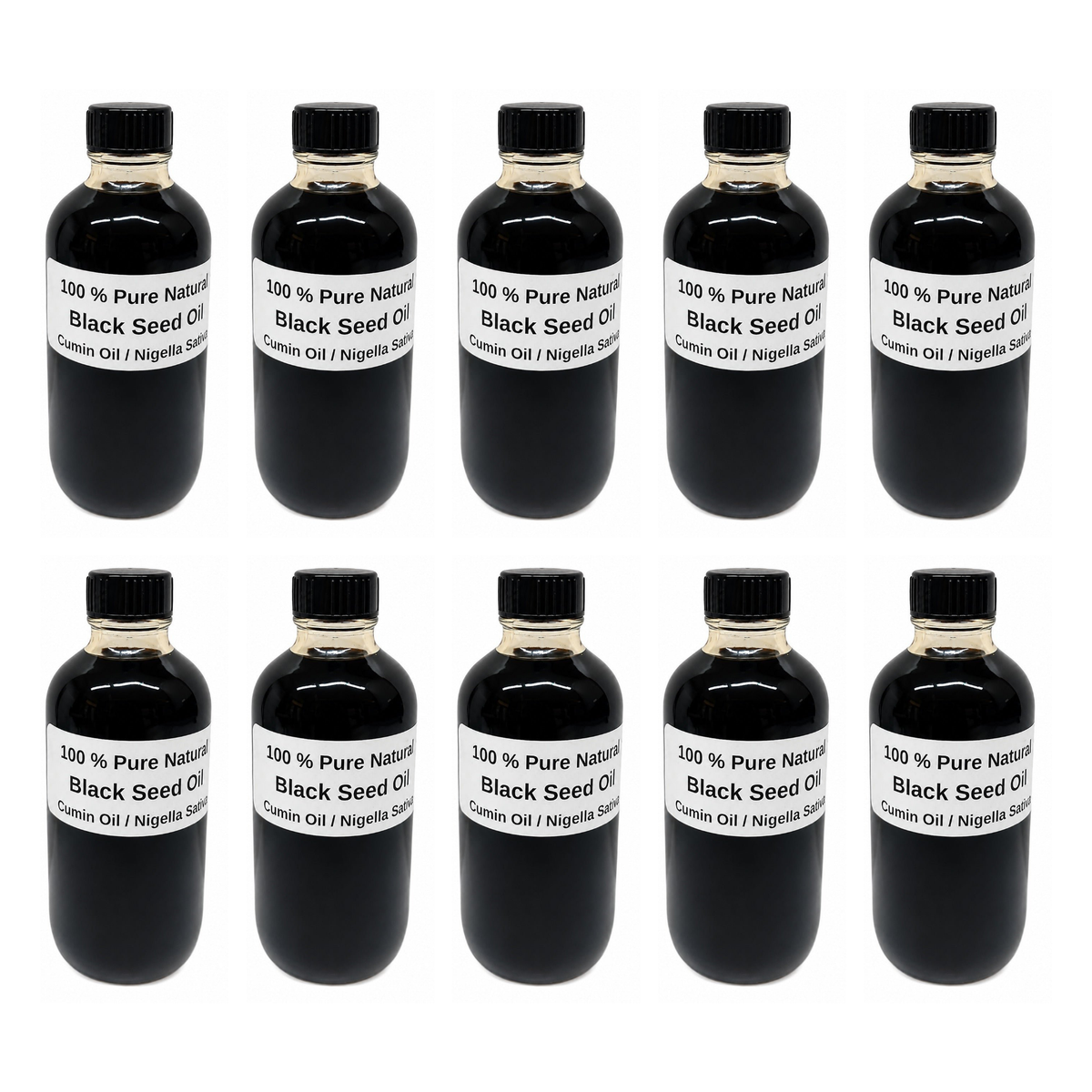 Pure Natural Black Seed Oil 2oz pack of 10 bottles