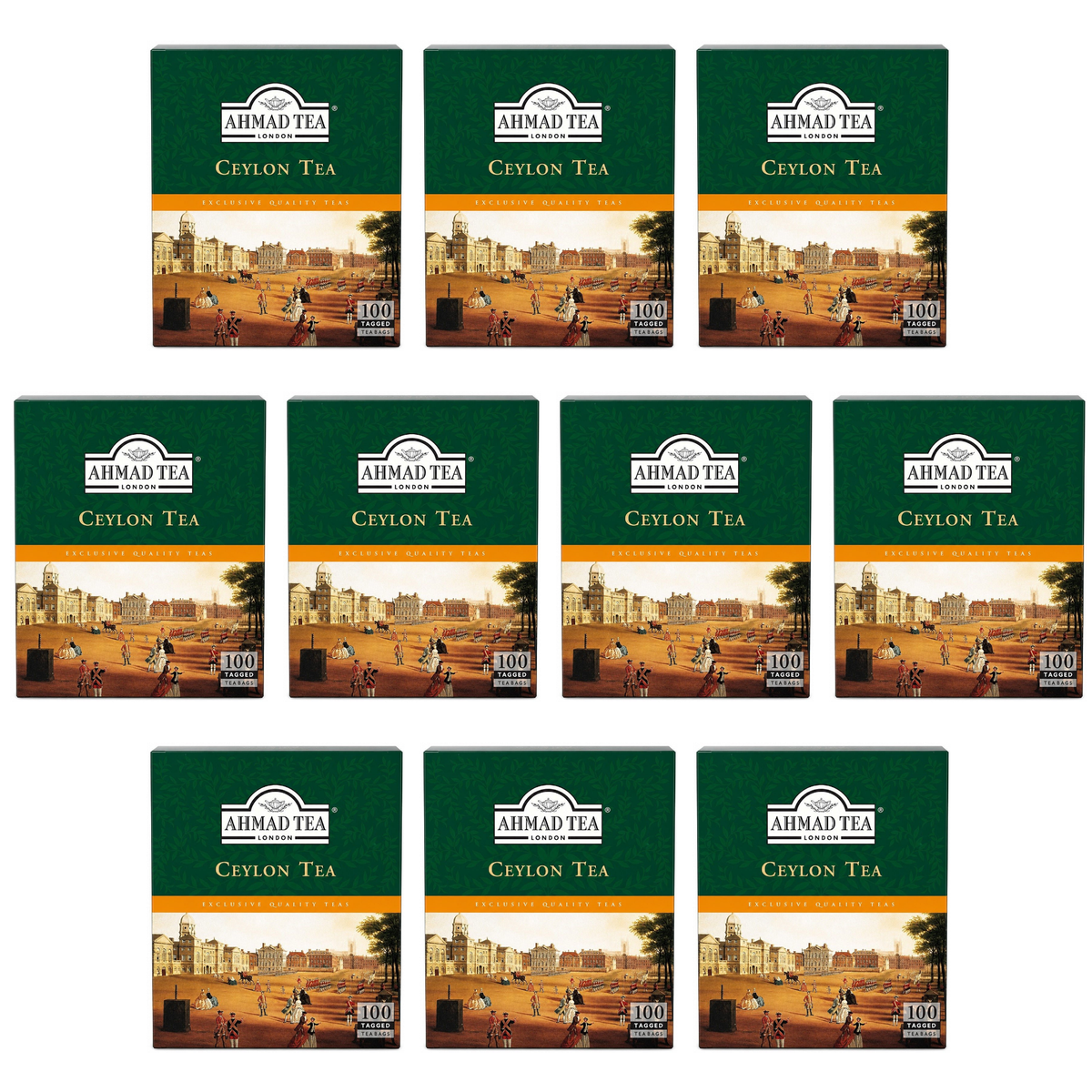 Ahmad Ceylon Tea 100 Bags pack of 10 boxes
