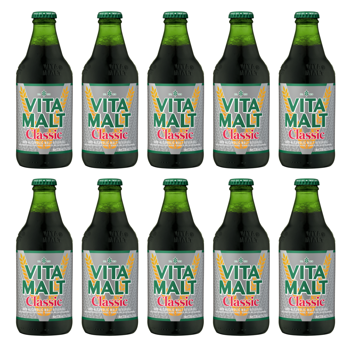 Vitamalt Classic pack of 10 bottles