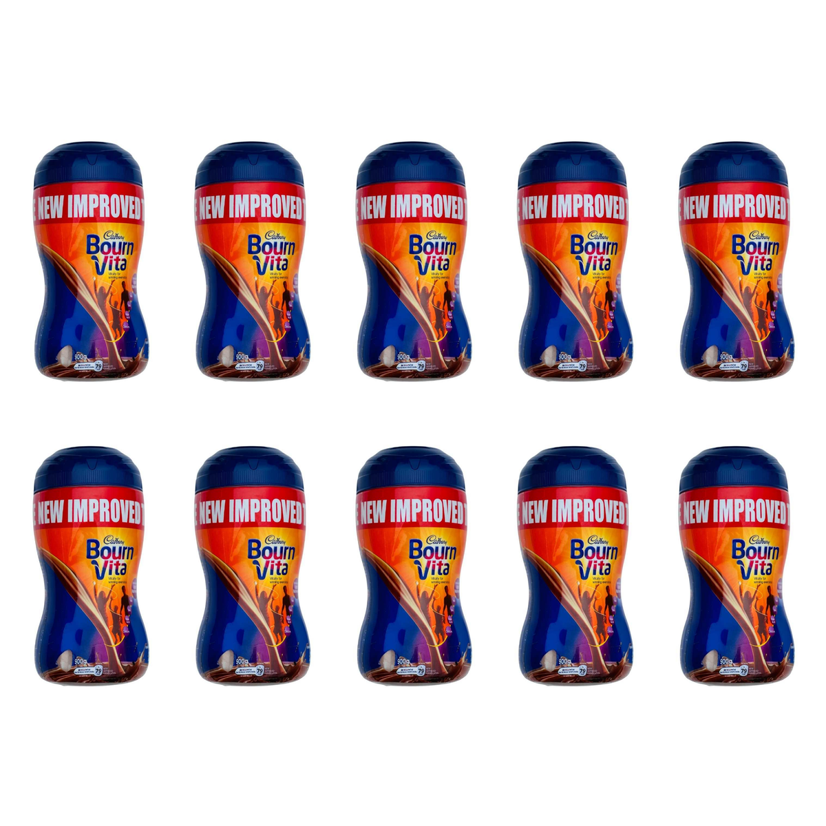 Cadbury Bournvita 900g pack of 10 jars