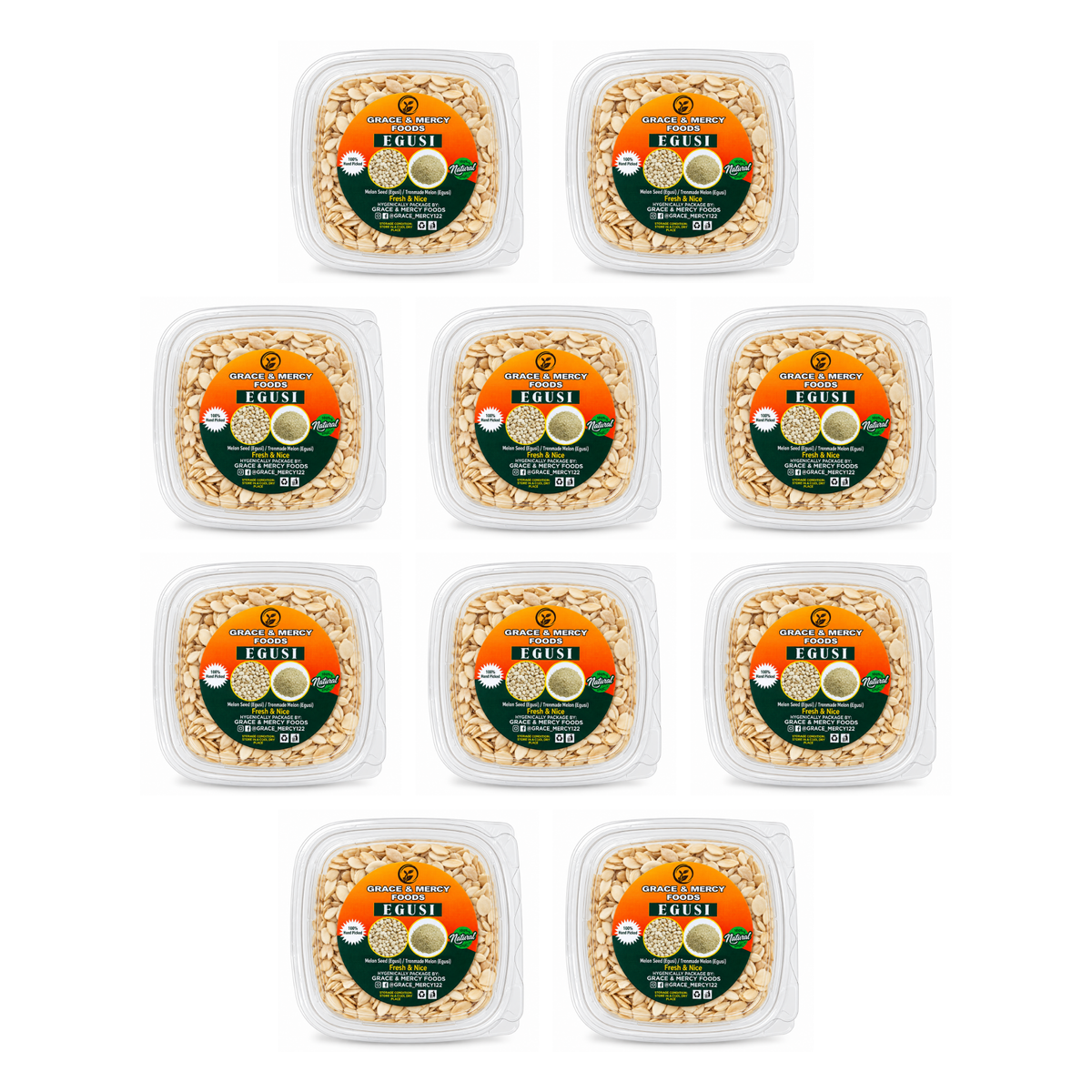 Egusi Grace and Mercy pack of 10 boxes