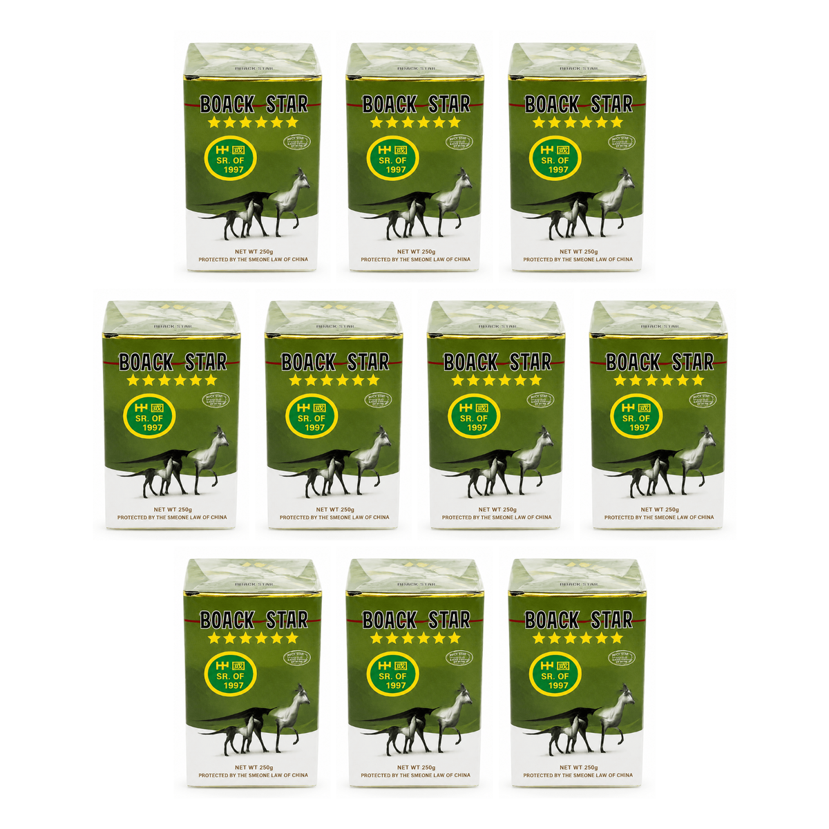 Ataya Black Star Green Tea pack of 10 boxes