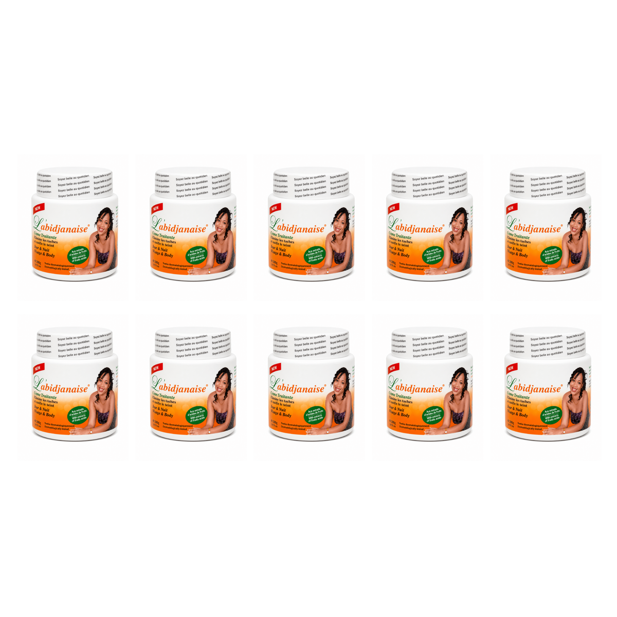 L'Abidjanaise Cream 300g pack of 10 jars