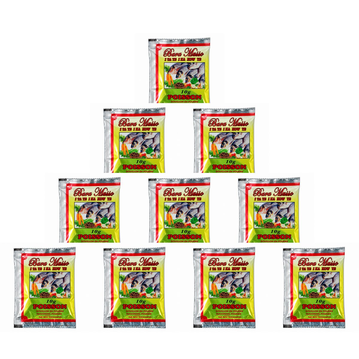 Fish Seasoning powder / 1 pack of 10 sachets, Bara Musso fish seasoning, save 6%