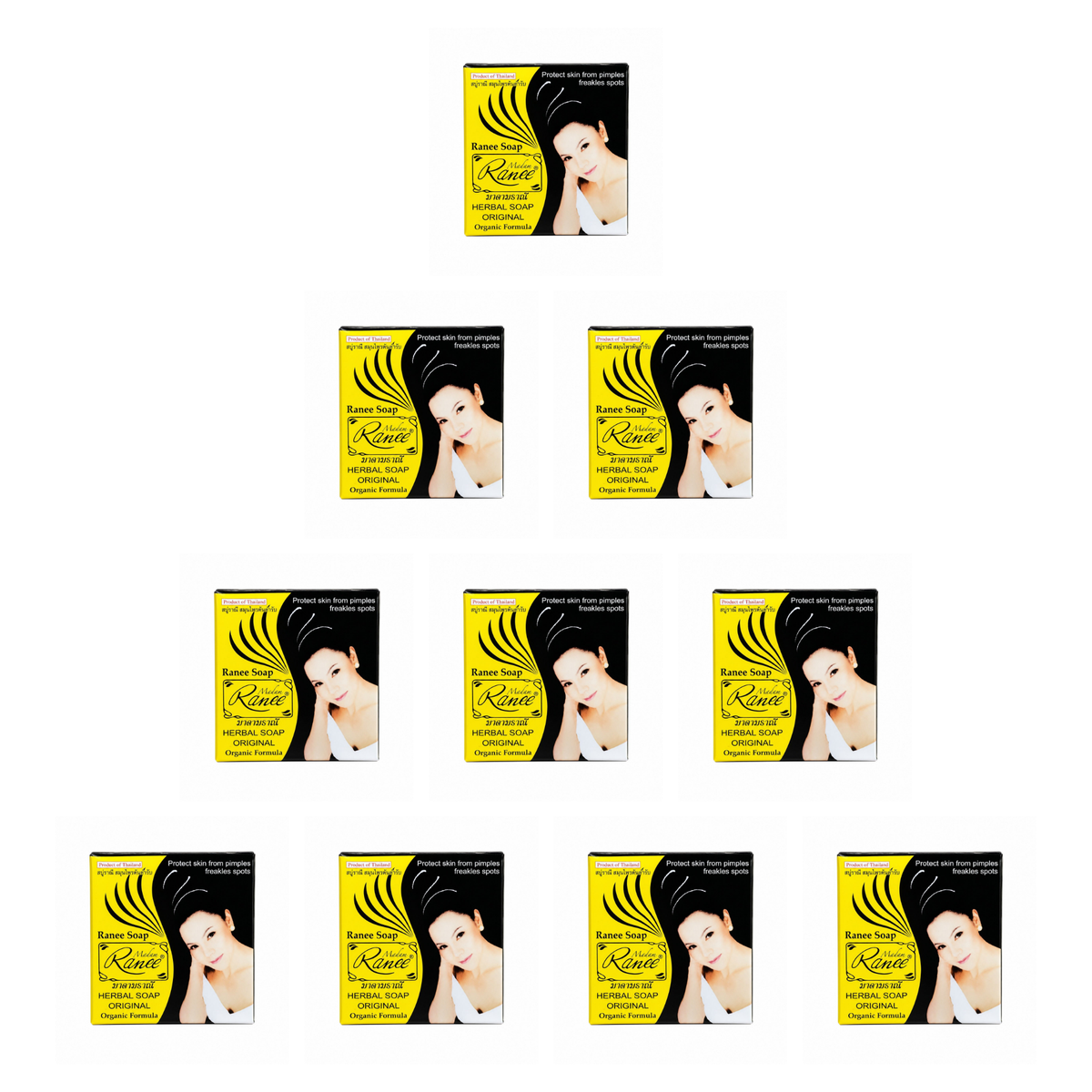 Ranee Herbal Soap pack of 10 bars