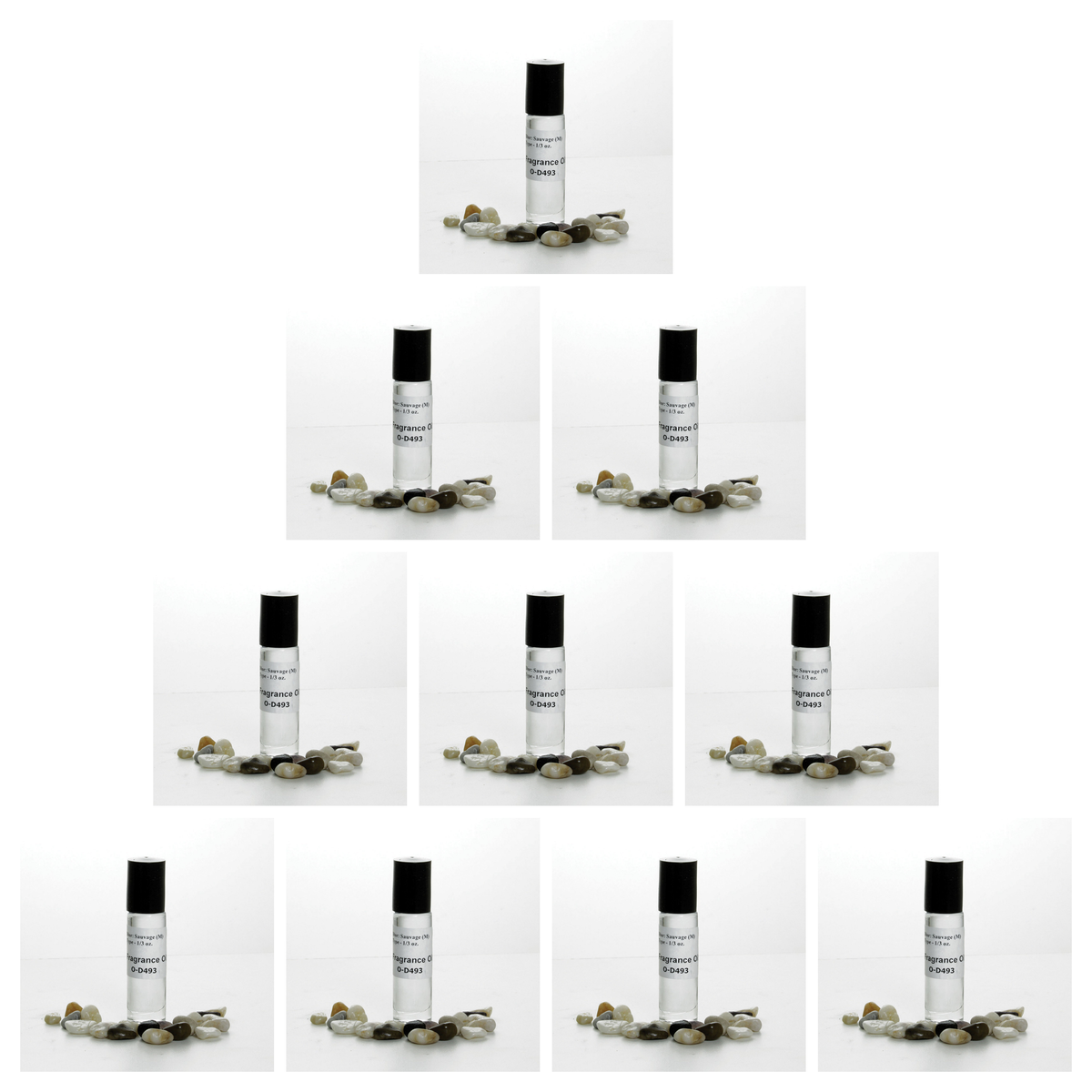 Sauvage type body oil 1/3 oz pack of 10 bottles