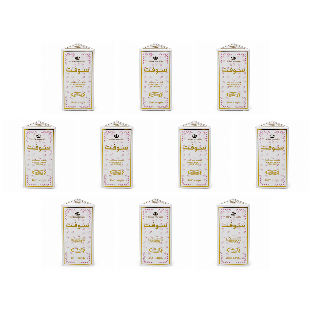 Al Rehab Soft Concentrated Perfume Oil 6ml Roll-On pack of 10 boxes