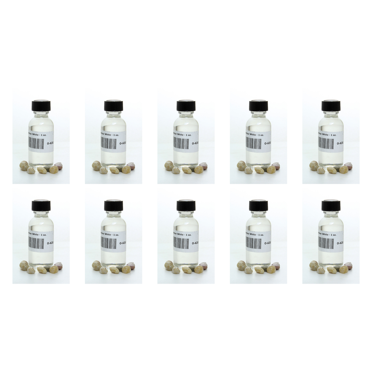 Amber White Burner oil 1 oz pack of 10 bottles