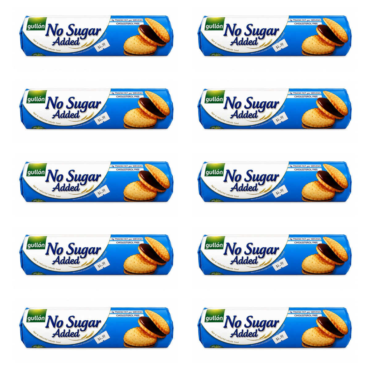 Gullon No Sugar Added Chocolate Sandwich Creams pack of 10 packs