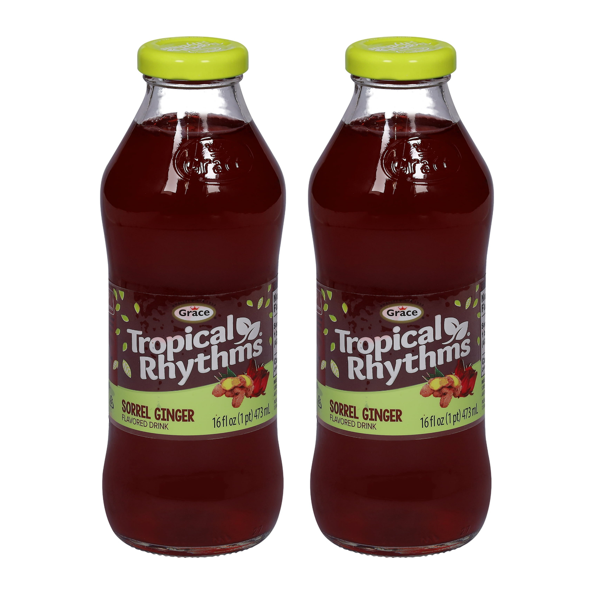 Tropical Rhythms Sorrel Ginger pack of 2 bottles