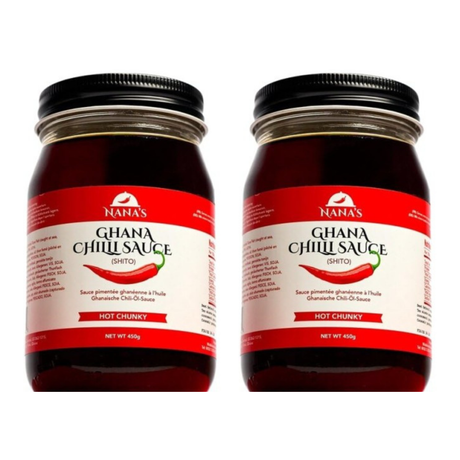 Nana's Shito Hot 16 oz pack of 2 jars