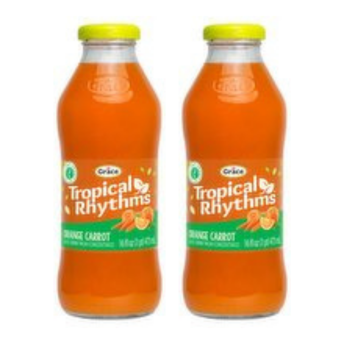Tropical Rhythms Orange Carrot pack of 2 bottles