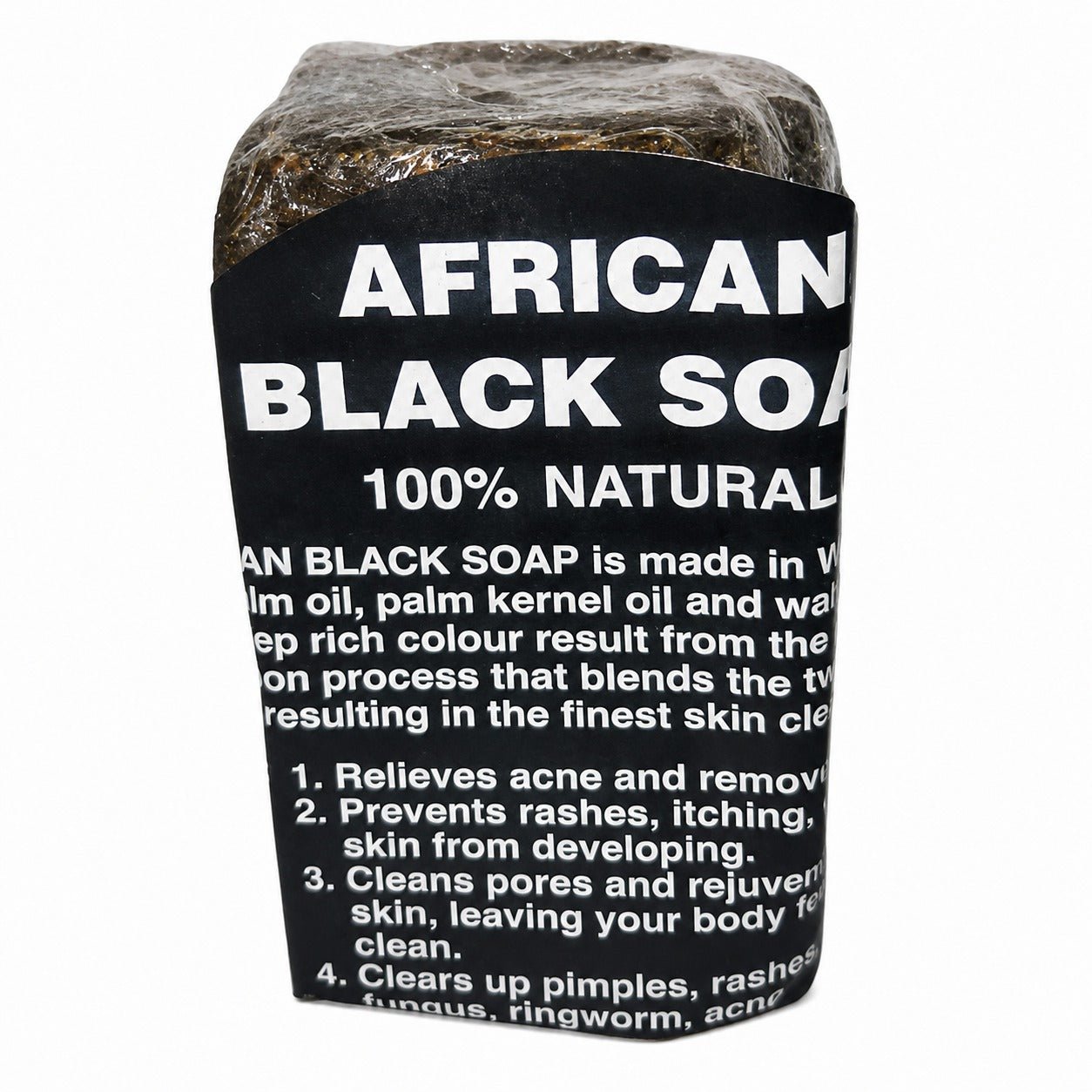 100 African Black Soap | 100% Natural Cleanser - Yado African & Caribbean Market
