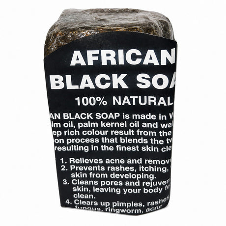 100 African Black Soap | 100% Natural Cleanser - Yado African & Caribbean Market
