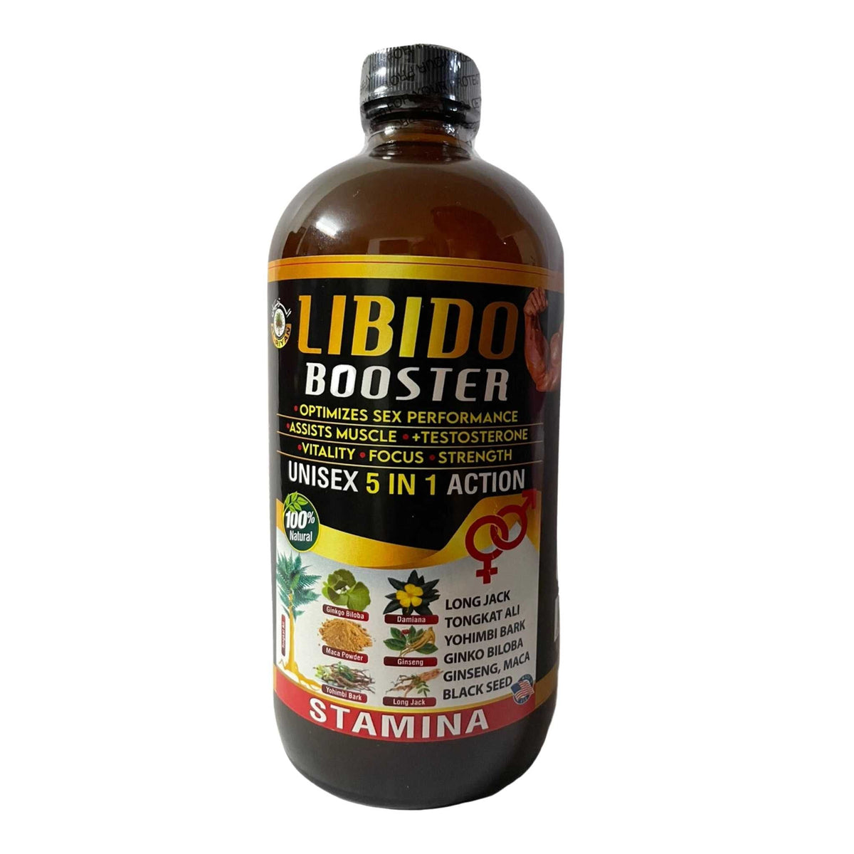 100% Natural, Unisex LIBIDO Booster 5 In 1 Action By Al-Riyan 16 oz ...