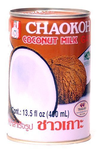 Chaokoh Coconut Milk 13.5 oz – Rich and creamy coconut milk made from fresh coconuts, perfect for cooking, baking, and enhancing Asian and tropical dishes.